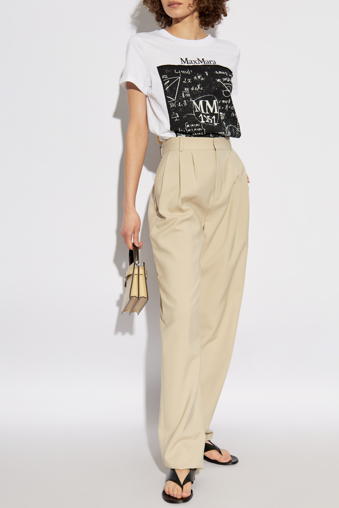 MAX MARA| (COLIBRI (11941062 018 / 11941062600 018)) White T-shirt Colibri Max Mara - Vitkac France